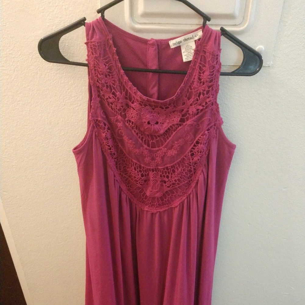 Indigo Thread Co pink dress
